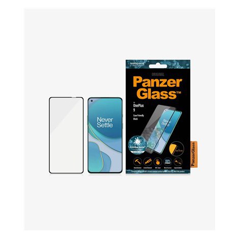 PanzerGlass | Screen protector - glass | OnePlus 9 | Tempered glass | Black | Transparent - 3